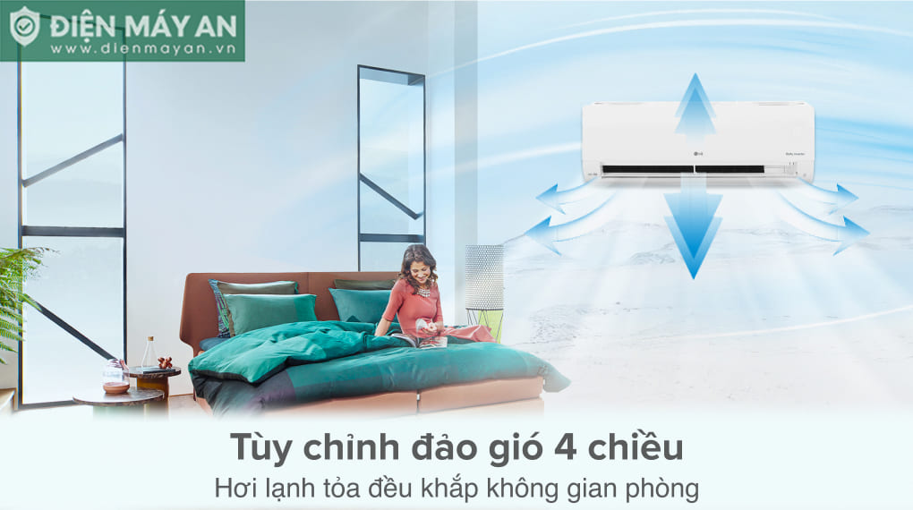 Điều hòa LG Inverter 9000 BTU 2 chiều B10END1